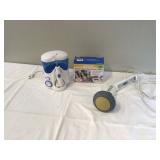 Omron BP checker Waterpik flosser massager (