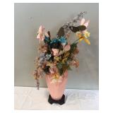 Big floral display in container