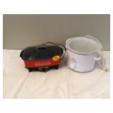 Two working slow cookers for sale