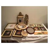 VARIOUS VINTAGE PICTURES AND FRAMES