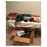 CHRISTMAS LIGHTS AND GARLAND