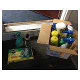 Insecticides and garden supplies