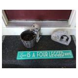 Memorial plaque for pet