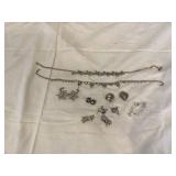 Old rhinestone jewelry sets