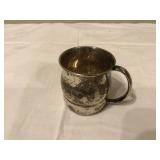 Small silver cup for child