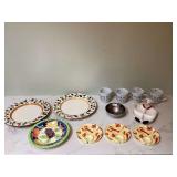New platters coffee mugs plates and divided dish New platters coffee mugs plates and divided dish
