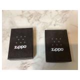 Two brand new Zippo lighters Two brand new Zippo lighters