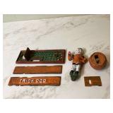 Collectible vintage banks shaped like dogs Collectible vintage banks shaped like dogs