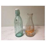 Vintage glass milk bottle from Highland Dairy in Hastings MI Vintage glass milk bottle from Highland Dairy in Hastings MI