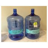 2 5-GALLON WATER JUGS - HOUSEHOLD MISC 2 5-GALLON WATER JUGS - HOUSEHOLD MISC