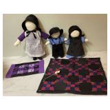 3 AMISH DOLLS - HOME DECOR 3 AMISH DOLLS - HOME DECOR