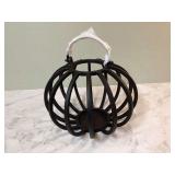 Large iron orb candle lantern new in box Large iron orb candle lantern new in box