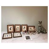 Collection of animal-themed decorative items Collection of animal-themed decorative items