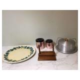 Large enamel tray West Bend copper canister set cake carrier nap Large enamel tray West Bend copper canister set cake carrier nap