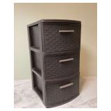 Three-drawer plastic storage container Three-drawer plastic storage container