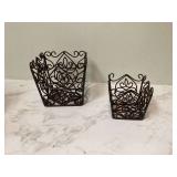 Set of 2 iron plant holders brand Southern Living at Home Set of 2 iron plant holders brand Southern Living at Home
