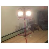 Mid Century Modern Inspired Craftsman Folding Tripod Work Lamp Mid Century Modern Inspired Craftsman Folding Tripod Work Lamp