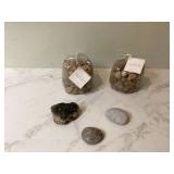 New Crate & Barrel rocks Petoskey stone slag New Crate & Barrel rocks Petoskey stone slag