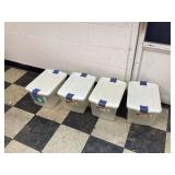 Durable storage containers by Rubbermaid Durable storage containers by Rubbermaid