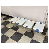 Large durable plastic bins Large durable plastic bins