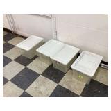 Durable spacious storage bins Durable spacious storage bins