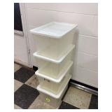 Durable spacious stackable storage bins Durable spacious stackable storage bins