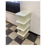 Durable spacious storage bins Durable spacious storage bins