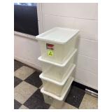 Durable spacious storage containers Durable spacious storage containers