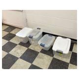 Rubbermaid storage totes 12T 18QT Rubbermaid storage totes 12T 18QT