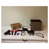 Eye protection cleaning tool organization and storage solution Eye protection cleaning tool organization and storage solution