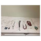 Various costume jewelry pieces Various costume jewelry pieces