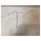 Sterling silver necklace with non-silver charm 5 grams Sterling silver necklace with non-silver charm 5 grams