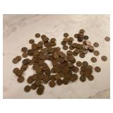 BAG OF WHEAT PENNIES - COINS CURRENCY BAG OF WHEAT PENNIES - COINS CURRENCY