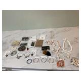 Brand new assorted costume jewelry pieces Brand new assorted costume jewelry pieces