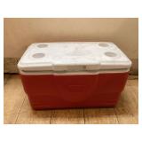 RED COLEMAN COOLER - HOUSEHOLD MISC RED COLEMAN COOLER - HOUSEHOLD MISC