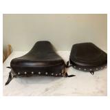 Front and rear motorcycle seats Front and rear motorcycle seats