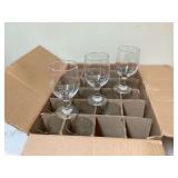 24 new Libbey goblet glasses in box 24 new Libbey goblet glasses in box