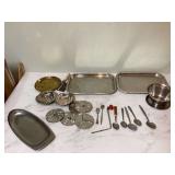 Assorted metal pieces 3lbs Stainless steel & tin Assorted metal pieces 3lbs Stainless steel & tin