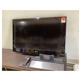 LG 37 flat screen wall-mount TV with remote in working condition LG 37 flat screen wall-mount TV with remote in working condition