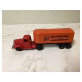 Old Tootsie Toy truck and trailer Old Tootsie Toy truck and trailer