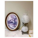 - Title Mid Century Modern Three-Way Mottled Glass Table Lamp - Title Mid Century Modern Three-Way Mottled Glass Table Lamp