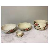 VINTAGE HALL POTTERY BOWLS VINTAGE HALL POTTERY BOWLS