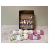 Five new yarn skeins and multiple washi tape packs Five new yarn skeins and multiple washi tape packs