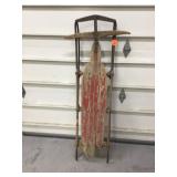 Old large long runner sled Old large long runner sled