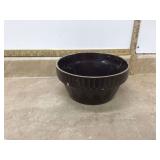 ANTIQUE STONEWARE MIXING BOWL ANTIQUE STONEWARE MIXING BOWL