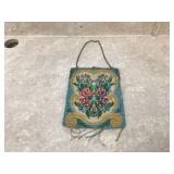 ANTIQUE BEADED PURSE - VINTAGE ANTIQUE BEADED PURSE - VINTAGE