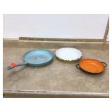 Two rustic cooking vessels Two rustic cooking vessels