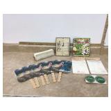 Children collect paper items Children collect paper items