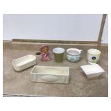 Old plant holders for houseplants Old plant holders for houseplants