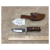 DARK BROWN HANDLE SKINNING KNIFE DARK BROWN HANDLE SKINNING KNIFE